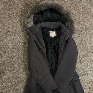A New Day water resistant coat color grey size Small